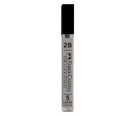 Графітний грифель для цангових олівців Faber-Castell 2B (2.0 мм), 5 шт. в пеналі, 132812