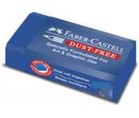 Ластик Faber-Castell Dust-free вініловий синій , 187170