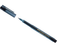 Капілярна ручка Faber-Castell BROADPEN 1554 чорний, 0,8 мм, 155499