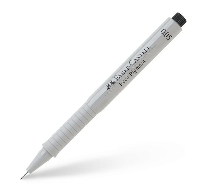 Ручка капілярна для графічних робіт Faber-Castell Ecco Pigment, діаметр 0,05 мм, колір чорний, 166099