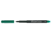 Маркер перманентний Faber-Castell Multimark OHP 1513 F (0,6 мм) зелений, 151363