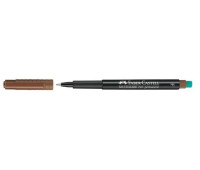 Маркер перманентний Faber-Castell Multimark OHP 1513 F (0,6 мм) коричневий, 151378