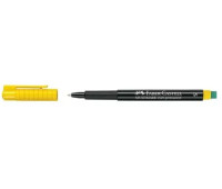 Маркер Faber-Castell 152307 OHP "s" желтый 0,4 мм перманент