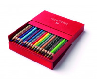 Акварельні кольорові олівці Faber-Castell Grip 36 кольорів у студійній коробці, 112436