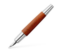Пір'яна ручка Faber-Castell E-motion Pearwood brown, корпус дерево груші, перо M,148200