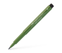 Ручка-кисточка капиллярная Faber - Castell PITT® ARTIST PEN "BRUSH" №174 хром. матовая зелень, 167476