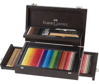 Художній набір Faber-Castell ART & GRAFIC в дерев'яному пеналі 125 предметів, 110085