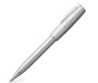 Ручка ролер Faber-Castell LOOM Metallic Silver, корпус кольору срібло, 149105