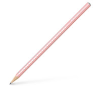 Карандаш чернографитный Faber-Castell Grip Sparkle Pearl нежно-розовый корпус, 118201