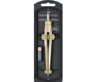 Циркуль Faber-Castell Stream Compass Quick Set Gold, золотой корпус, диаметр до 340 мм, 174540