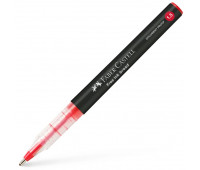 Ручка-роллер Faber-Castell Free Ink цвет чернил красный, 1,5 мм, одноразовая, 348321