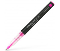 Ручка-роллер Faber-Castell Free Ink цвет чернил розовый, 1,5 мм, одноразовая, 348328