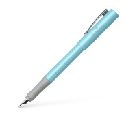 Ручка перьевая Faber-Castell GRIP 2011 Pearl Edition Turquoise, корпус бирюзовый, перо М, 140986