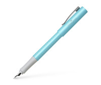 Ручка перьевая Faber-Castell GRIP 2011 Pearl Edition Turquoise, корпус бирюзовый, перо F, 140989