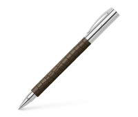 Ручка роллер Faber-Castell Ambition 3D Croco, цвет корпуса коричневый, 146056