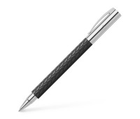 Ручка ролер Faber-Castell Ambition 3D Leaves, колір корпусу чорний, 146066