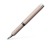 Ручка пір'яна Faber-Castell Essentio Aluminium Ros? алюмінієва, рожевий корпус, пером М, 148420