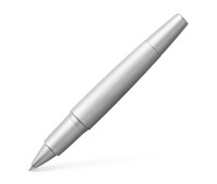 Ручка ролер Faber-Castell E-motion pure Silver, срібний корпус, 148675