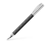 Перьевая ручка Faber-Castell Ambition Rhombus Black, цвет корпуса черный, перо F, 148921