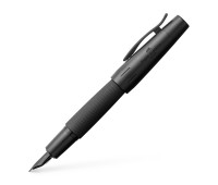 Пір'яна ручка Faber-Castell E-motion pure Black, корпус матовий чорний, перо F, 148621