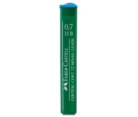 Грифель для механічного олівця Faber-Castell Polymer НВ (0,7 мм), 12 штук в пеналі, 521700