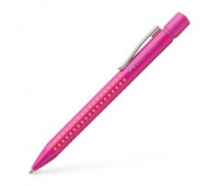 Ручка кулькова автоматична Faber-Castell Grip 2010 корпус рожевий, стрижень синій М (0,7 мм), 243901