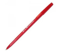 Кулькова ручка Faber-Castell 034-F червона одноразова 0.5 мм, 340420