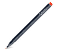 Ручка капілярна Faber-Castell Grip Finepen 0,4 мм помаранчевий ,151615