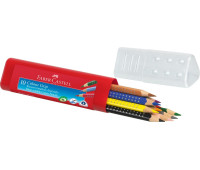 Акварельні кольорові олівці Faber-Castell в пластиковій тубі 10 кольорів, 112411