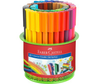 Фломастери в металевій кошику Faber-Castell Connector "Скрепляй разом" 45 кольорів, 155545